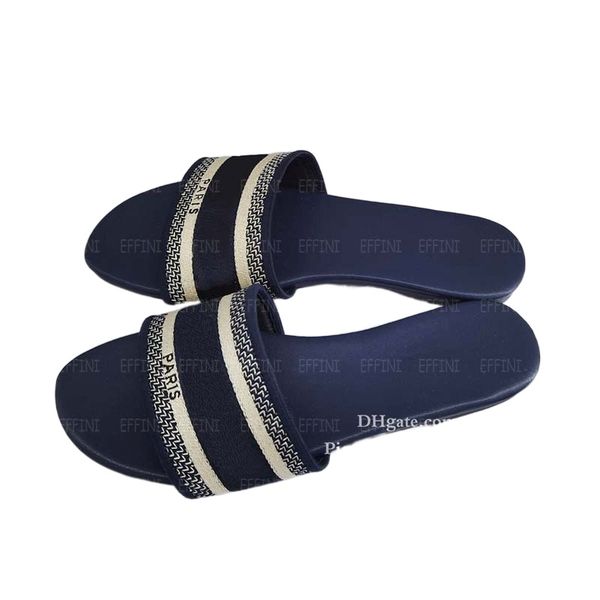 wholesale r slippers women sandals slides blue oblique embroidered jacquard leather ladies casual wide flat shoes, Black
wholesale r slippers women sandals slides blue oblique embroidered jacquard leather ladies casual wide flat shoes, Black