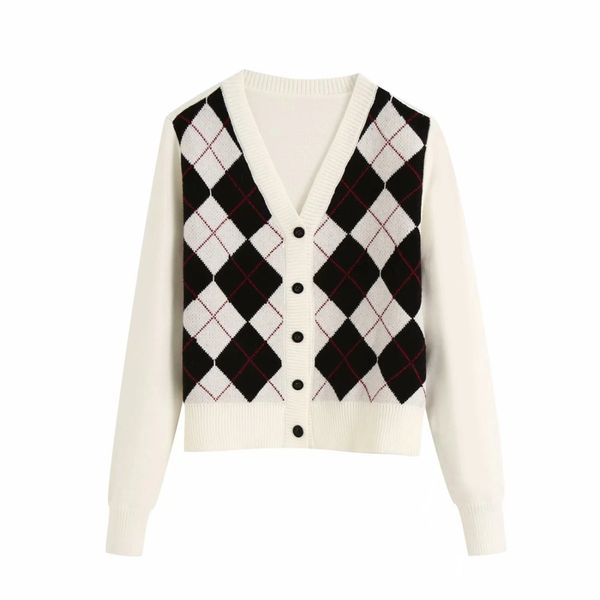 vintage women elegant diamond button cardigan sweater fashion ladies slim short sweaters coat casual female chic knitwear 210427, White
vintage women elegant diamond button cardigan sweater fashion ladies slim short sweaters coat casual female chic knitwear 210427, White