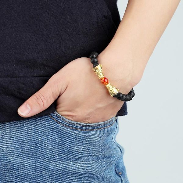 charm bracelets xionghang design 8 mm natural lava stone beads bracelet men dragon handmade women jewelry cuff wristband, Golden;silver
charm bracelets xionghang design 8 mm natural lava stone beads bracelet men dragon handmade women jewelry cuff wristband, Golden;silver