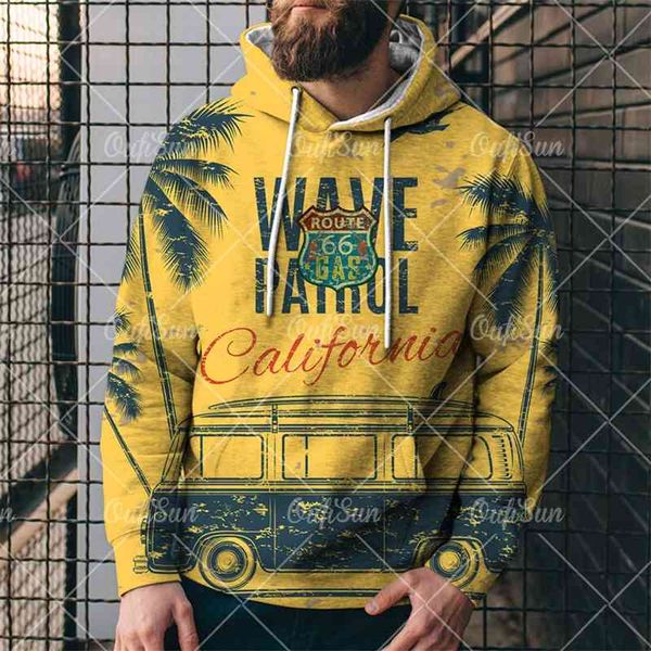 3d new highway 66 printed sweater street hip hop loose pullover men's hoodie, Black
3d new highway 66 printed sweater street hip hop loose pullover men's hoodie, Black
