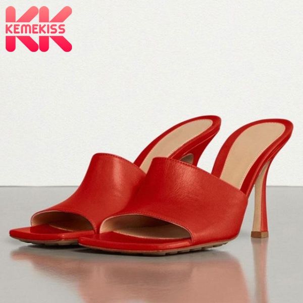 kemekiss size 34-43 real leather women sandals fashion slipper square toe high heel summer shoes woman party lady footwear, Black
kemekiss size 34-43 real leather women sandals fashion slipper square toe high heel summer shoes woman party lady footwear, Black