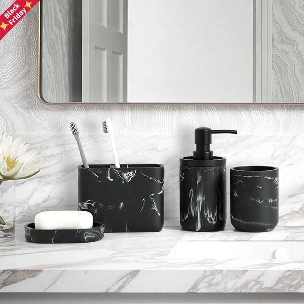 resin imitation marbling bathroom accessories set soap dispenser pump bottle toilet brush dish toothbrush holder cotton box bath accessory
resin imitation marbling bathroom accessories set soap dispenser pump bottle toilet brush dish toothbrush holder cotton box bath accessory