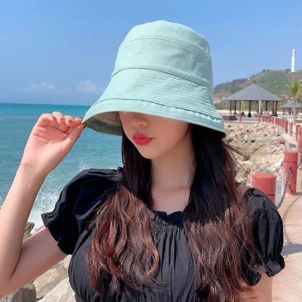 korean version of the net red fisherman hats woman spring and summer leisure two-sided solid color cool hat travel cap sun protection cap au, Blue;gray
korean version of the net red fisherman hats woman spring and summer leisure two-sided solid color cool hat travel cap sun protection cap au, Blue;gray