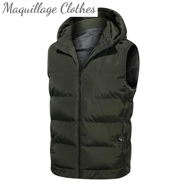 winter men's down hooded vest warm waistcoats for male size -4xl sleeveless jackets vests, Black;white
winter men's down hooded vest warm waistcoats for male size -4xl sleeveless jackets vests, Black;white