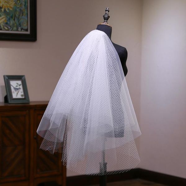 bridal veils short shallow ivory mesh shape catherdal wedding veil with 2 layer tulle edge accessories, Black
bridal veils short shallow ivory mesh shape catherdal wedding veil with 2 layer tulle edge accessories, Black