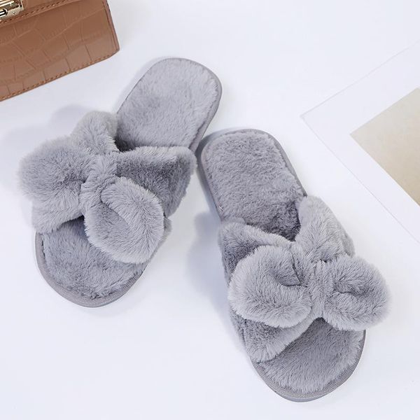 slippers women fur indoor personality bow-knot winter solid faux warm plush shoes home ladies bedroom, Black
slippers women fur indoor personality bow-knot winter solid faux warm plush shoes home ladies bedroom, Black