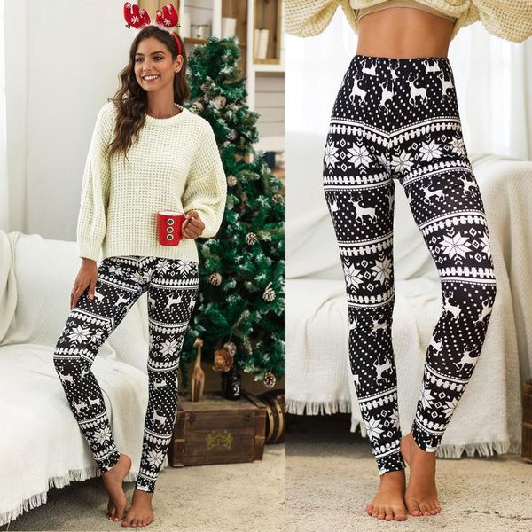 women's leggings plus size winter christmas women fashion high waist quality comfortable deer printing legging warm pants, Black
women's leggings plus size winter christmas women fashion high waist quality comfortable deer printing legging warm pants, Black