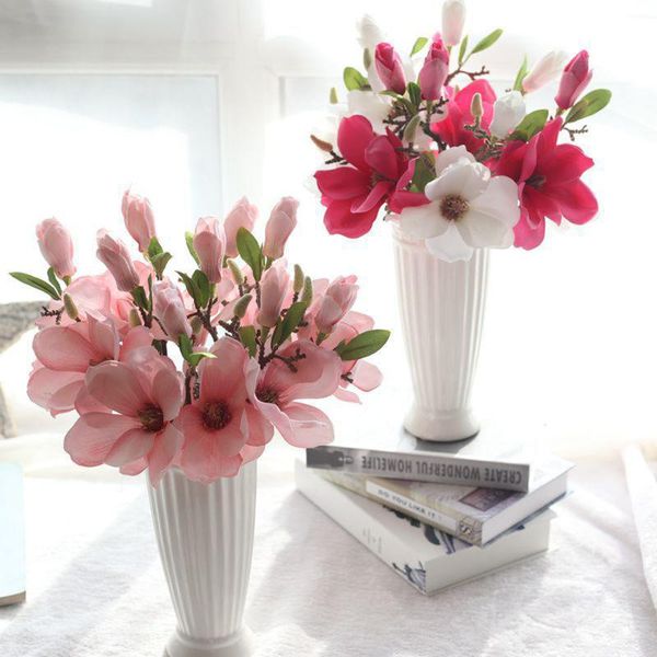 decorative flowers & wreaths artificial silk magnolia floral for wedding fake leaf bouquet party home decor decoration wall
decorative flowers & wreaths artificial silk magnolia floral for wedding fake leaf bouquet party home decor decoration wall