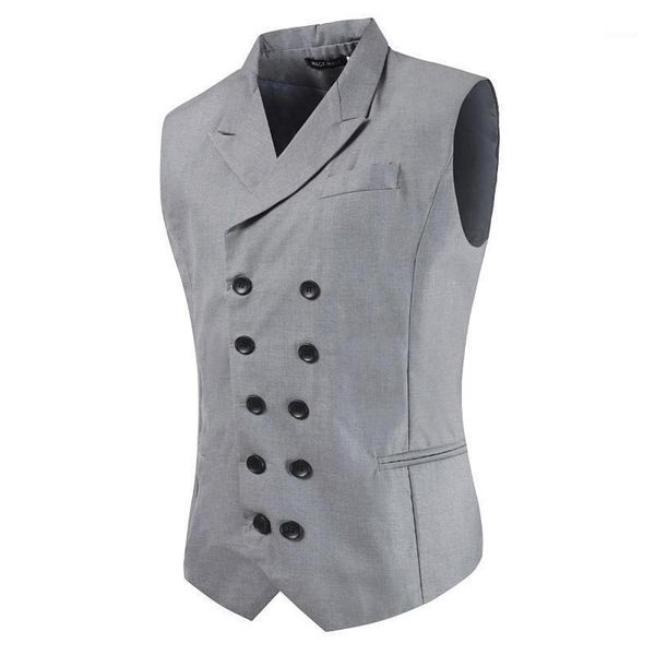 men's vests men suit vest 2021 spring and autumn korean small self-cultivation lapel jacket double-breasted collar, Black;white
men's vests men suit vest 2021 spring and autumn korean small self-cultivation lapel jacket double-breasted collar, Black;white