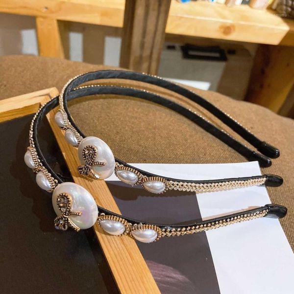 south korea elegant man-made diamond handmade hair bands korean-style anti-slip pearl set retro sweet headband hea1, Brown
south korea elegant man-made diamond handmade hair bands korean-style anti-slip pearl set retro sweet headband hea1, Brown