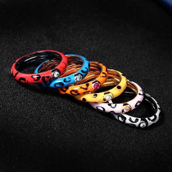 cluster rings 925 silver enamel ring simple multicolor leopard print honey butterfly ladies men couple engagement jewelry, Golden;silver
cluster rings 925 silver enamel ring simple multicolor leopard print honey butterfly ladies men couple engagement jewelry, Golden;silver