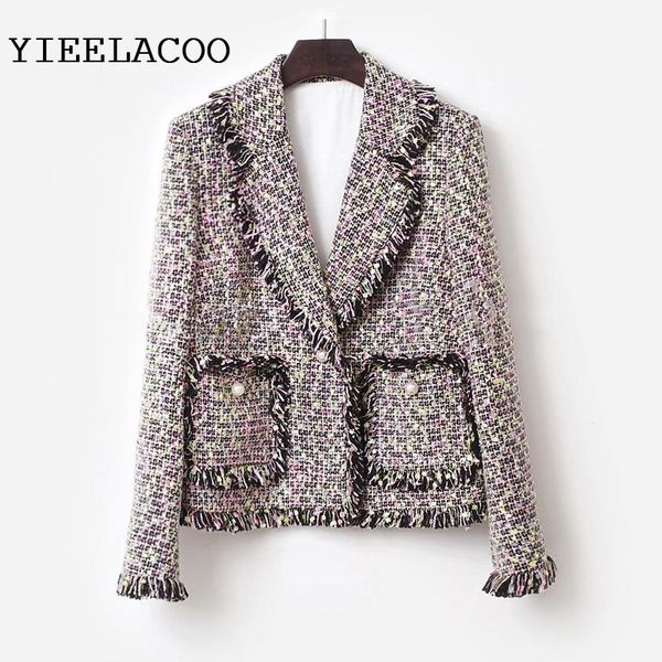 women's jackets pinkish-purple coat spring/autumn/winter jacket office ladies graceful tweed short suit loose-fit, Black;brown
women's jackets pinkish-purple coat spring/autumn/winter jacket office ladies graceful tweed short suit loose-fit, Black;brown