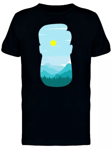Hipster Man Silhouette Landscape Tee Men's -Image by Shutterstock, White;black
Hipster Man Silhouette Landscape Tee Men's -Image by Shutterstock, White;black