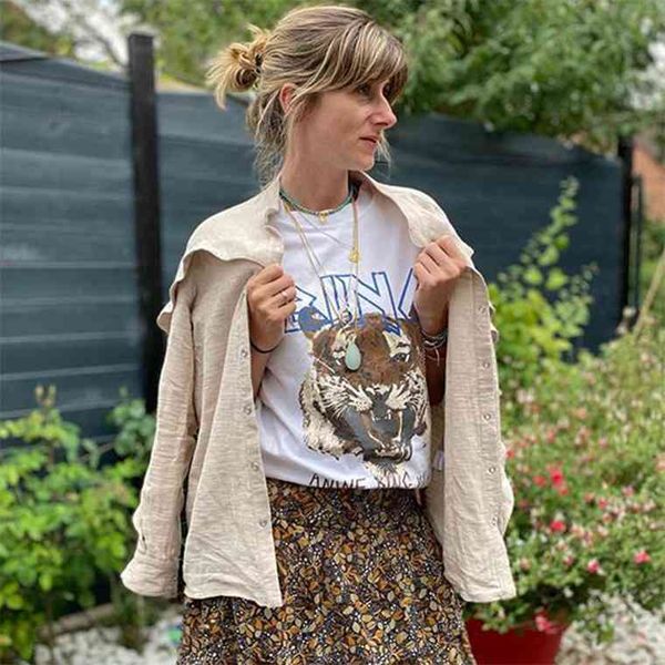 harajuku vintage tiger print women 2021 new graphic white cotton short sleeve tee summer casual chic t shirt female
harajuku vintage tiger print women 2021 new graphic white cotton short sleeve tee summer casual chic t shirt female