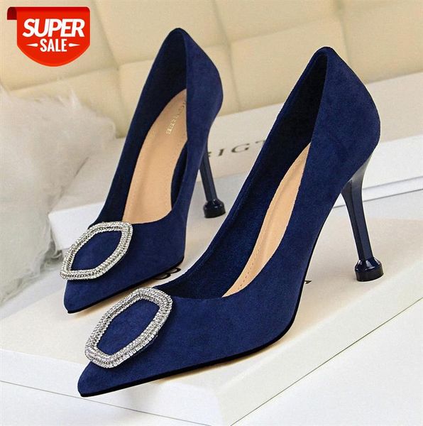0755-2 korean banquet women's shoes stiletto high-heeled suede shallow pointy thin metal rhinestone buckle single #pb9k
0755-2 korean banquet women's shoes stiletto high-heeled suede shallow pointy thin metal rhinestone buckle single #pb9k