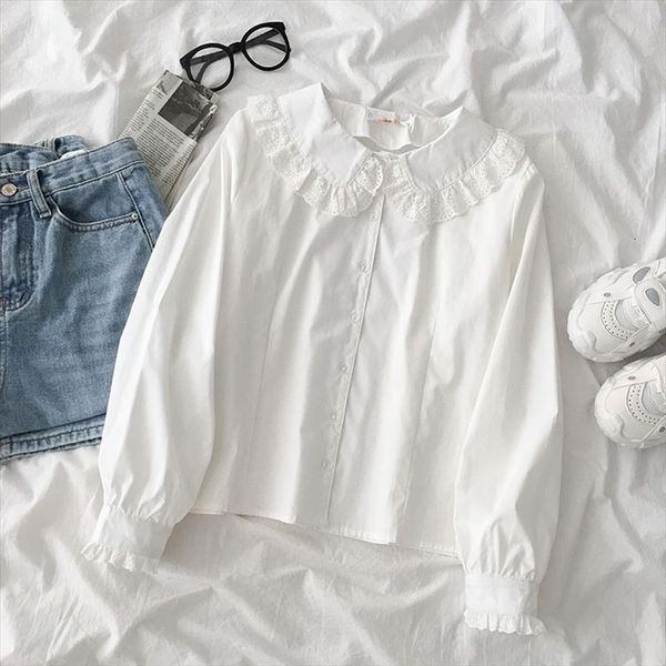 japanese solid single breasted peter women shirt pan collar sweet girl harajuku japaneses white shirts casual
japanese solid single breasted peter women shirt pan collar sweet girl harajuku japaneses white shirts casual