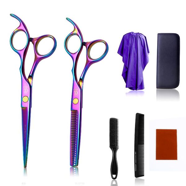 hair scissors professional hairdressing kit 6 inch stainless steel tail comb cloak cut styling tool
hair scissors professional hairdressing kit 6 inch stainless steel tail comb cloak cut styling tool