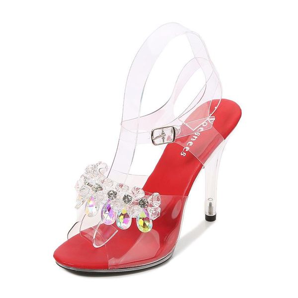 sandals mclubgirl women's red crystal 35-43 super high heels 11cm nightclub transparent shoes large lfd, Black
sandals mclubgirl women's red crystal 35-43 super high heels 11cm nightclub transparent shoes large lfd, Black