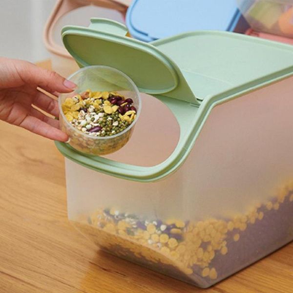 1pc kitchen rice fruits storage box bucket cereal dry container spice holders sliding lid with measuring cup cd bottles & jars
1pc kitchen rice fruits storage box bucket cereal dry container spice holders sliding lid with measuring cup cd bottles & jars
