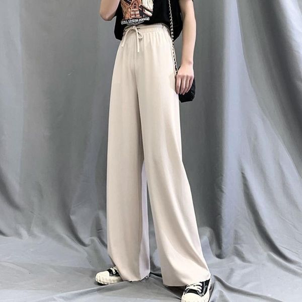 women's pants & capris casual summer wide led women 2021 high waist soft slacks ankle-length long trousers plus size female, Black;white
women's pants & capris casual summer wide led women 2021 high waist soft slacks ankle-length long trousers plus size female, Black;white