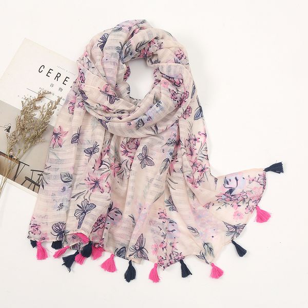 shawls pink butterfly print tassel womens scarf autumn korean fresh travel sun protection holiday shawl no. 4, Blue;gray
shawls pink butterfly print tassel womens scarf autumn korean fresh travel sun protection holiday shawl no. 4, Blue;gray