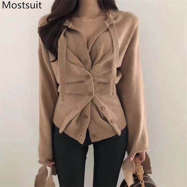 stylish korean knitted cardigans winter long sleeve v-neck single-breasted sweaters fashion vintage female jumpers 210518, White;black
stylish korean knitted cardigans winter long sleeve v-neck single-breasted sweaters fashion vintage female jumpers 210518, White;black
