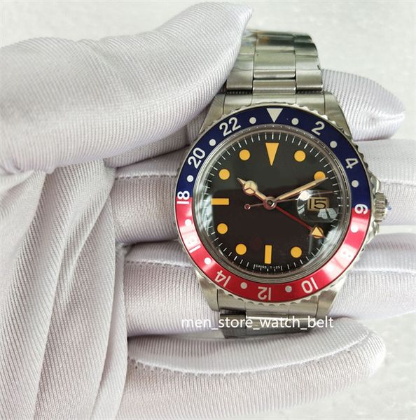 bp factory 1 rxa latest luxury watch asia 2813 movemen 40mm vintage gmt 1675 pepsi sapphire mechanical automatic retro mens wristwatch, Slivery;brown
bp factory 1 rxa latest luxury watch asia 2813 movemen 40mm vintage gmt 1675 pepsi sapphire mechanical automatic retro mens wristwatch, Slivery;brown