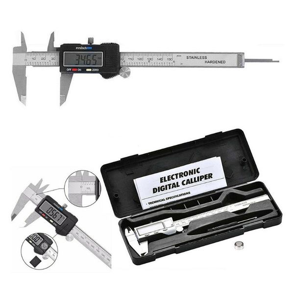 professional hand tool sets 2pcs/set 6 inch digital vernier caliper 150mm stainless steel micrometer electronic calipers
professional hand tool sets 2pcs/set 6 inch digital vernier caliper 150mm stainless steel micrometer electronic calipers