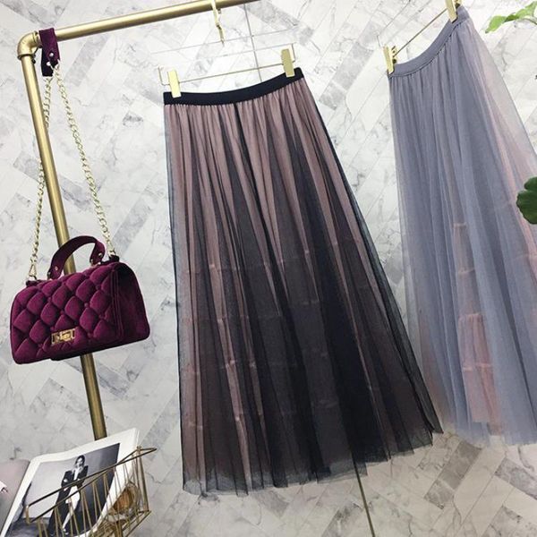 skirts 2021 autumn arrival tulle skirt ball gown chic long color matching patchwork faldas largas elegantes, Black
skirts 2021 autumn arrival tulle skirt ball gown chic long color matching patchwork faldas largas elegantes, Black