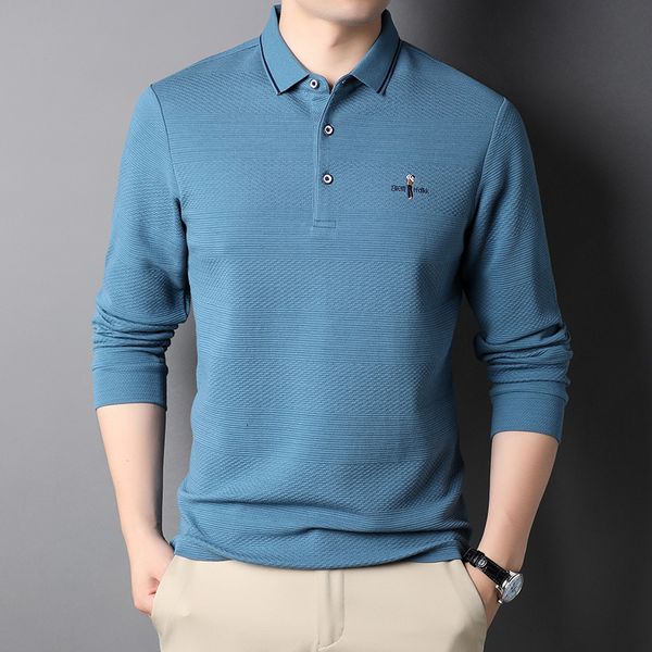 2021 spring and autumn youth men's polo shirt fashion trend lapel solid color embroidery long sleeve t-shirt men, White;black
2021 spring and autumn youth men's polo shirt fashion trend lapel solid color embroidery long sleeve t-shirt men, White;black