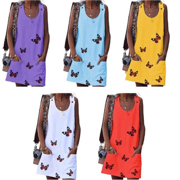 casual dresses womens plus size summer sleeveless loose tank dress buttons strap butterfly printed u-neck beach sundress with pockets s-, Black;gray
casual dresses womens plus size summer sleeveless loose tank dress buttons strap butterfly printed u-neck beach sundress with pockets s-, Black;gray