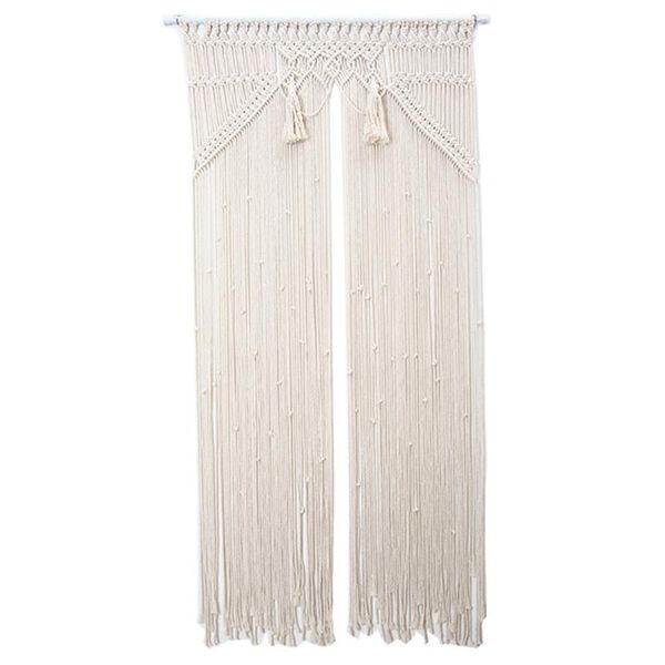 tapestries wall hanging macrame curtain bohemian hand woven tapestry perfect door for bedroom wedding decoration 80x150cm
tapestries wall hanging macrame curtain bohemian hand woven tapestry perfect door for bedroom wedding decoration 80x150cm