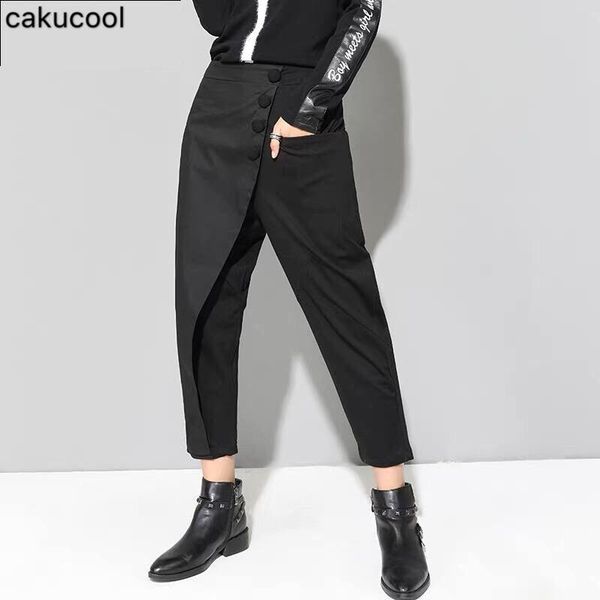 women's pants & capris cakucool spring and autumn fashion casual irregular stitching thin tide nine points feet harem, Black;white
women's pants & capris cakucool spring and autumn fashion casual irregular stitching thin tide nine points feet harem, Black;white