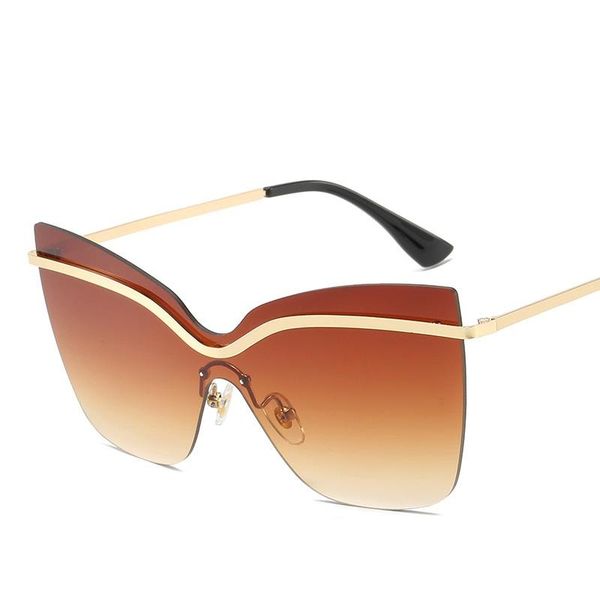 sunglasses butterfly rimless oversized luxury gradient women trendy brand one piece sun glasses big frame female shades uv400, White;black
sunglasses butterfly rimless oversized luxury gradient women trendy brand one piece sun glasses big frame female shades uv400, White;black