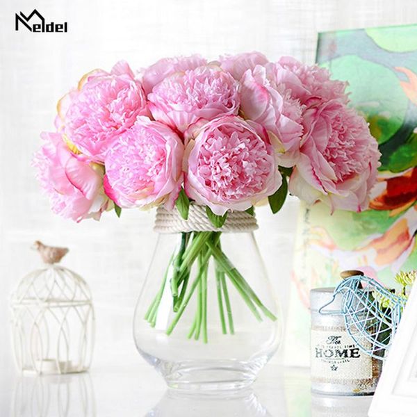 meldel 5 heads silk peonies artificial flowers bouquet pink big flores home wedding table diy decor fake floral decorative & wreaths
meldel 5 heads silk peonies artificial flowers bouquet pink big flores home wedding table diy decor fake floral decorative & wreaths