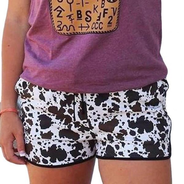 women's shorts women casual printed skin-friendly contrast color drawstring summer elastic waist pockets lady vetement femme 2021, White;black
women's shorts women casual printed skin-friendly contrast color drawstring summer elastic waist pockets lady vetement femme 2021, White;black