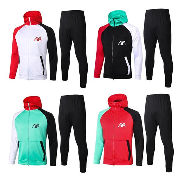 men 2021 soccer tracksuit survetement de football jacket with hat sportswear long full zipper training tracksuits set, Black
men 2021 soccer tracksuit survetement de football jacket with hat sportswear long full zipper training tracksuits set, Black