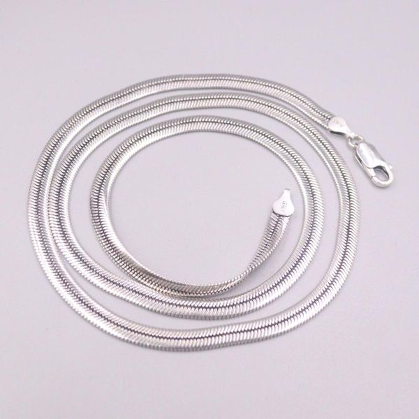 chains pure 925 sterling silver chain width 5mm flat snake blade necklace 57cm / 22-23g for man lucky gift
chains pure 925 sterling silver chain width 5mm flat snake blade necklace 57cm / 22-23g for man lucky gift