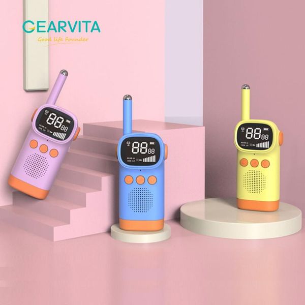 walkie talkie children's 2pcs handheld transceiver 3km range child gift educational toys radio lanyard interphone
walkie talkie children's 2pcs handheld transceiver 3km range child gift educational toys radio lanyard interphone