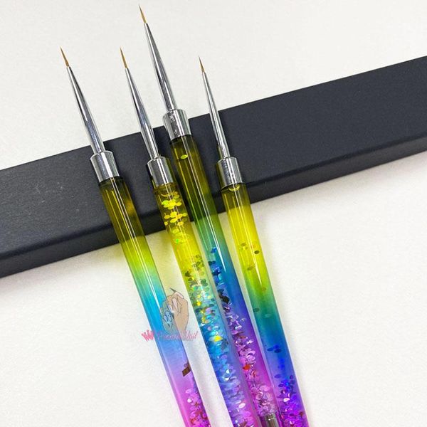nail brushes art liners striping fine line drawing detail painting liquid rainbow uv acrylic manicure tool, Yellow
nail brushes art liners striping fine line drawing detail painting liquid rainbow uv acrylic manicure tool, Yellow