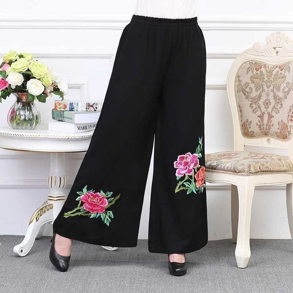 women's pants & capris high waisted wide leg plus size 4xl black ethnic embroidery ladies trousers casual f5zp, Black;white
women's pants & capris high waisted wide leg plus size 4xl black ethnic embroidery ladies trousers casual f5zp, Black;white