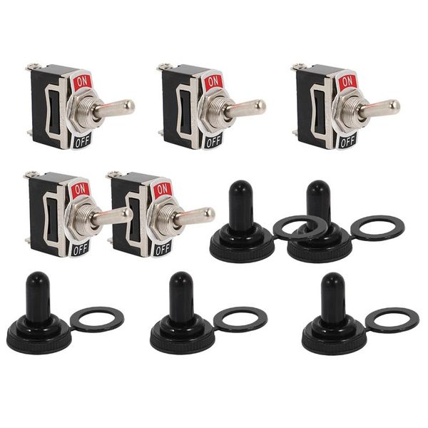 smart home control heavy duty rocker toggle switch 15a 250v 20a 125v spst 2 pin on/off metal bat waterproof boot cap cover - 5 pack
smart home control heavy duty rocker toggle switch 15a 250v 20a 125v spst 2 pin on/off metal bat waterproof boot cap cover - 5 pack