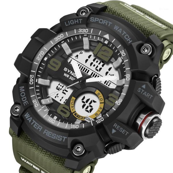 sports watches large dial digital quartz led military waterproof men wrist watch sport for digital&50 wristwatches, Slivery;brown
sports watches large dial digital quartz led military waterproof men wrist watch sport for digital&50 wristwatches, Slivery;brown