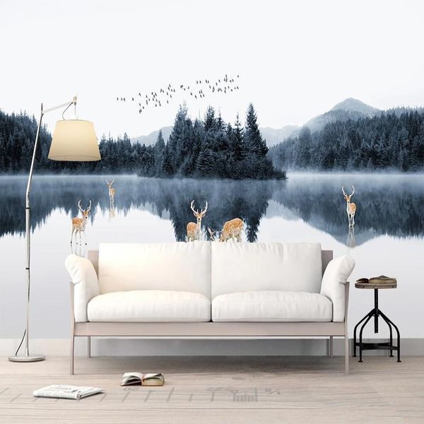 wallpapers forest lake deer landscape custom po mural wallpaper bedroom study living room tv backdrop plain color home decor
wallpapers forest lake deer landscape custom po mural wallpaper bedroom study living room tv backdrop plain color home decor
