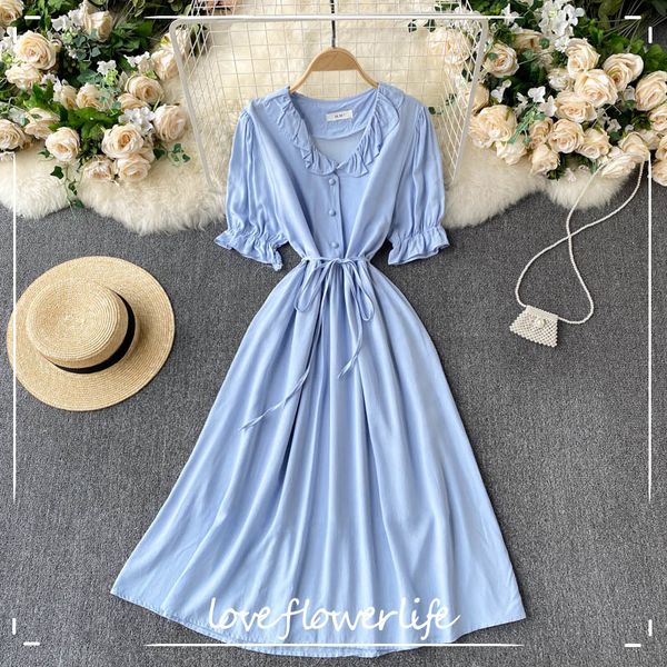 lfl summer casual solid tie up dress v neck a line short sleeve high waist single breasted mid-calf women dress 210521, Black;gray
lfl summer casual solid tie up dress v neck a line short sleeve high waist single breasted mid-calf women dress 210521, Black;gray