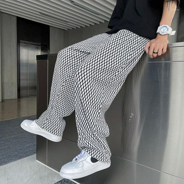printed straight ice silk pants men's korean fashion loose casual streetwear all-match wide-leg mopping men, Black
printed straight ice silk pants men's korean fashion loose casual streetwear all-match wide-leg mopping men, Black