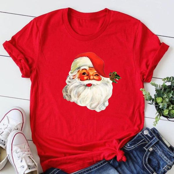 women's t-shirt retro santa graphic t shirts harajuku kawaii clothes classic christmas vintage tee jesus women clothing cotton, White
women's t-shirt retro santa graphic t shirts harajuku kawaii clothes classic christmas vintage tee jesus women clothing cotton, White