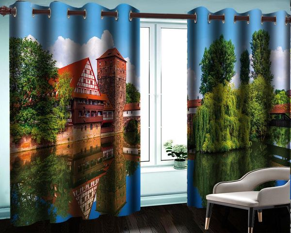curtain & drapes 3d bedroom beautiful european style house scenery living room practical blackout curtains
curtain & drapes 3d bedroom beautiful european style house scenery living room practical blackout curtains