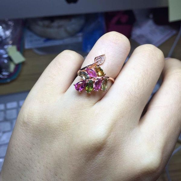 cluster rings jewelry 925 silver tourmaline ring for daily wear natural fashion gemstone, Golden;silver
cluster rings jewelry 925 silver tourmaline ring for daily wear natural fashion gemstone, Golden;silver