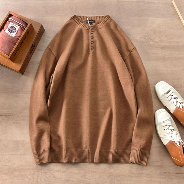 men's sweaters winter henry collar solid color sweater men all -matching loose casual couple tide, White;black
men's sweaters winter henry collar solid color sweater men all -matching loose casual couple tide, White;black